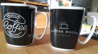 2 Kaffee Tassen schwarz weiß Coffee House Premium Schwerin - Weststadt Vorschau