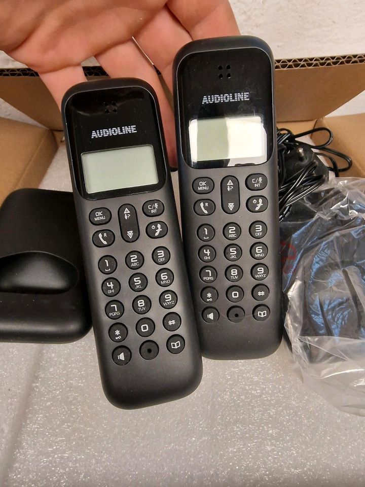 2x Audioline D285 Telefone in Xanten