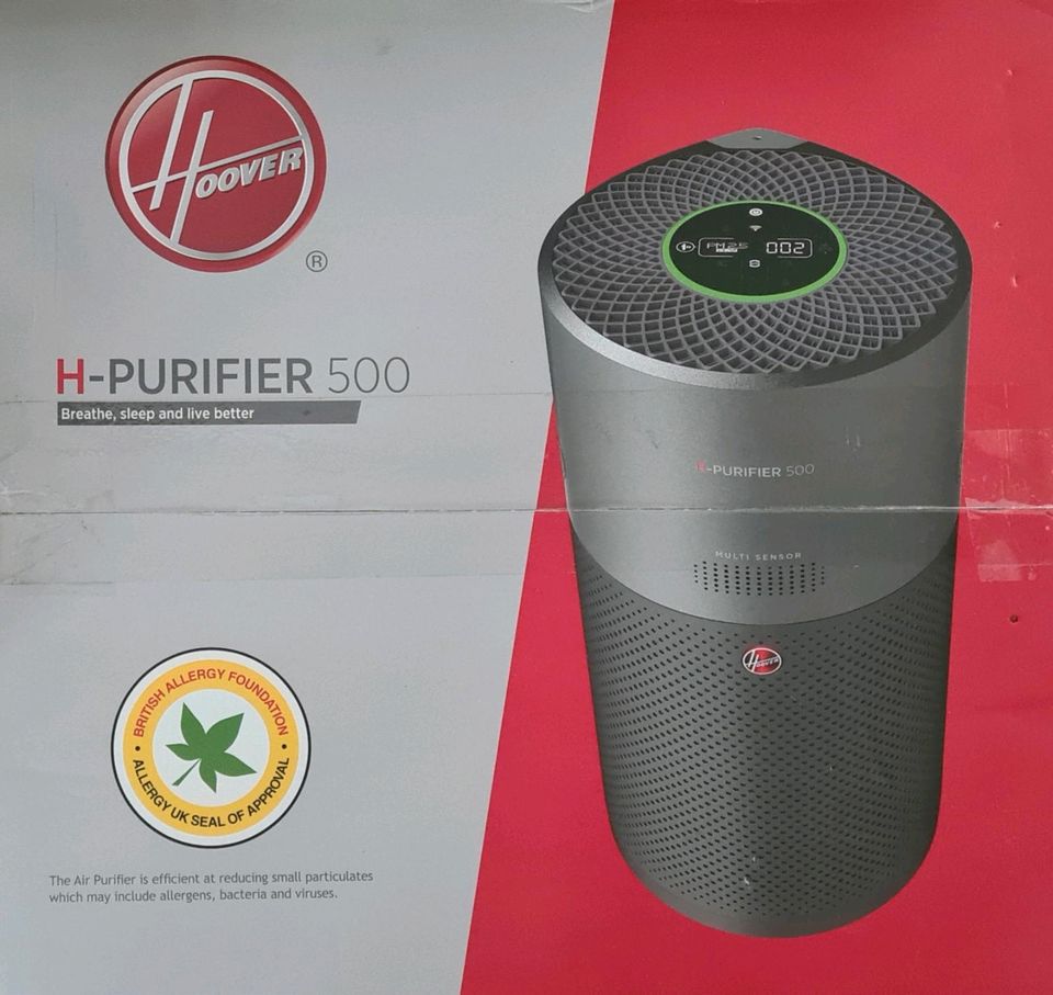 Hoover H-PURIFIER 500 Luftreiniger m. HEPA-13 Filter, bis 110qm in Olbernhau