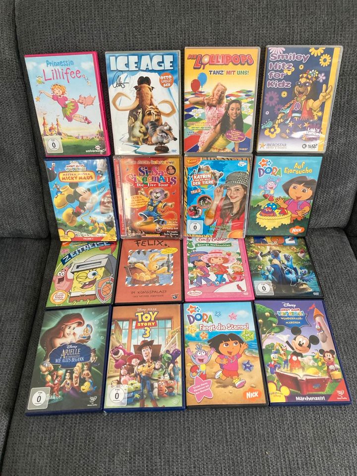 54 DVD Set für Kinder, bunt gemischt in Simmertal
