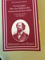 Forschungen über das Räthsel der mannmännlichen Liebe Hessen - Eppstein Vorschau