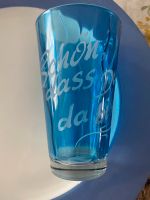 Leonardo Glas blau mit Gravur Rheinland-Pfalz - Standenbühl Vorschau