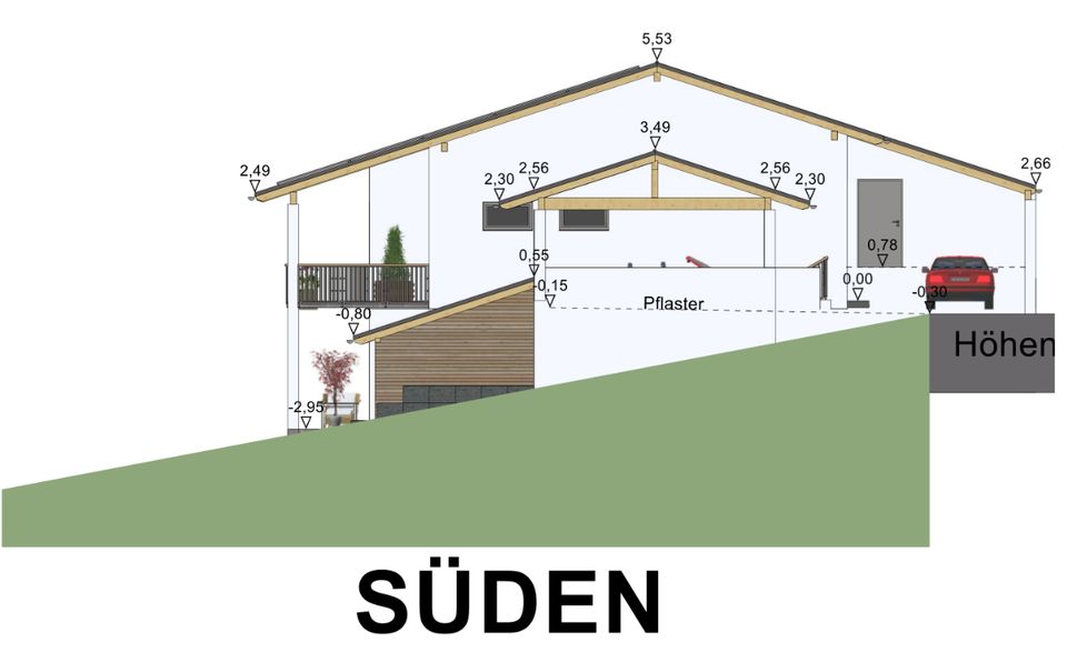 Neubauwohnung Erdgeschoss in Hanglage Pfarrkirchen/Degernbach in Pfarrkirchen