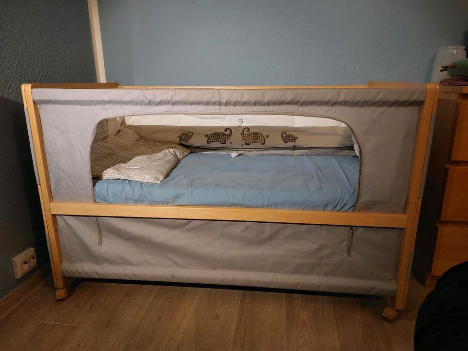 Kinderbett Room Bed 'Jumbo Twins' 120x60 cm, Beistellbett in Wutha-Farnroda