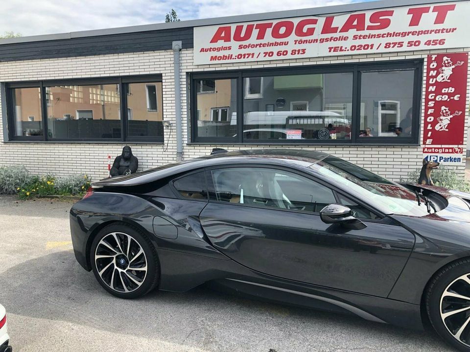 ☑️ Bmw i8 Tönungsfolie Carwrap Sonenschutzfolie Autoglas ☑️ in Essen