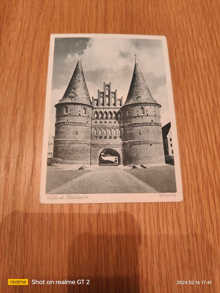 Ansichtskarte 1937 - Holstentor - Lübeck in Lüdenscheid