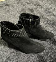 Ara Stiefeletten Damen Gr.38 schwarz/silber Details- Leder Bayern - Attenkirchen Vorschau