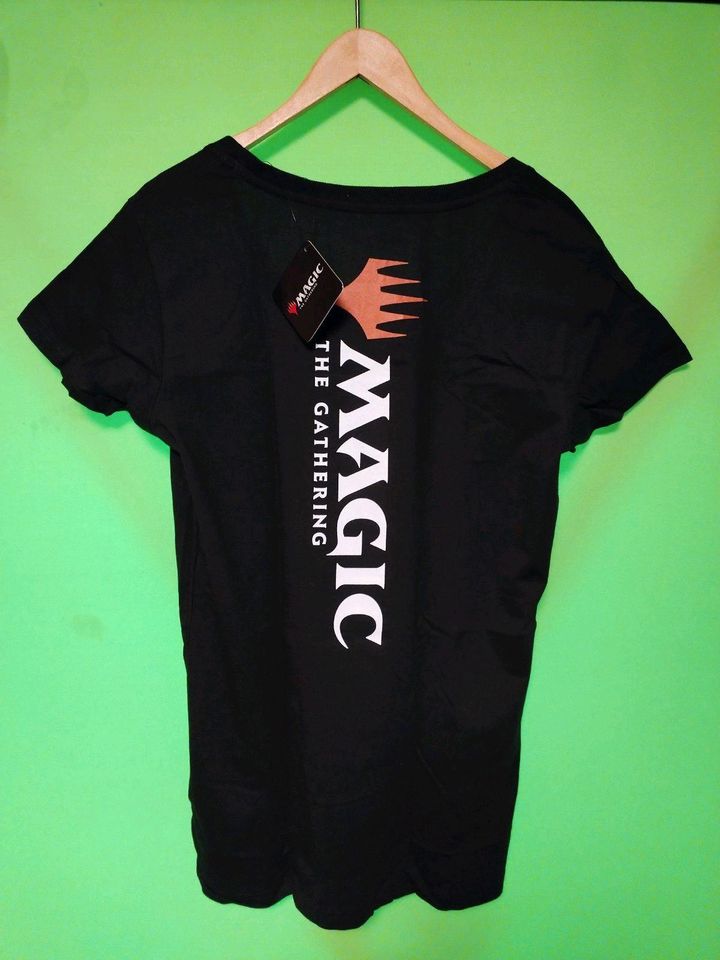 Neu Frauen T-Shirt (XL) Magic:The Gathering Schwarz mit Rechnung in Meinersen