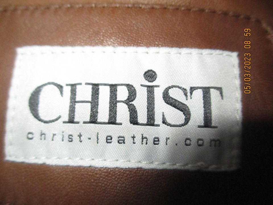 NEU! Leder-Pelz Jäckchen, Christ Leather, Gr. 38 (SZ Häng) in Konz