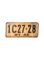 1946 Kennzeichen Nummernschild NY New York USA Original hot rod Stuttgart - Stuttgart-West Vorschau