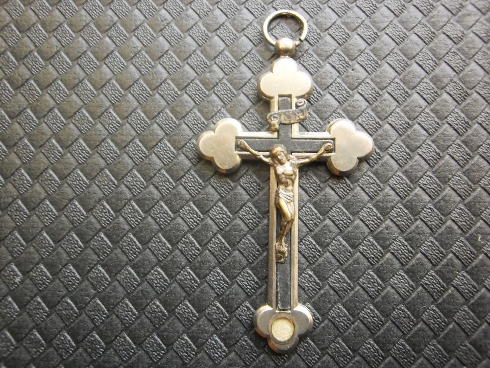 Sterbekreuz Brustkreuz Kruzifix Abbild Vincenzo Pallotti Reliquie in Eppelborn