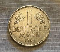 Umlaufmünze 1 DM 1954 selten Stempelglanz exklusiv F Osterholz - Tenever Vorschau