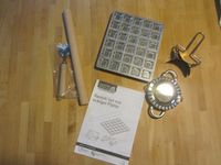 Ravioli-Set mit eckiger Platte, 5-teilig, Metall / Holz Sachsen - Reinsdorf Vorschau