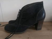 Tamaris Schuhe schwarz Leder 41 boots Stiefeletten Nordrhein-Westfalen - Erkrath Vorschau