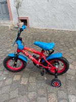 Kinder Spiderman Fahrrad mit Helm 12,5 Zoll Bayern - Karlstadt Vorschau