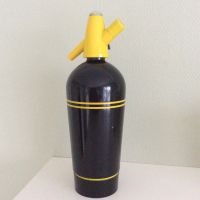 Soda Siphon Metall schwarz gelb lackiert  50er Rheinland-Pfalz - Mainz Vorschau