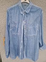 Bluse S.Oliver Gr. 42 washed-out-Optik hellblau Hessen - Nidda Vorschau