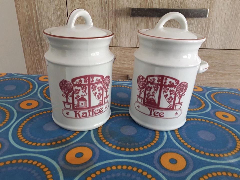 Vorratsdosen Porzellan Kaffee und Tee in Neukirchen-Vluyn