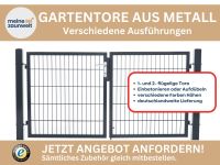 Gartentor Metall | Doppelstabmattenzaun | Breite 100-200 cm Schleswig-Holstein - Bad Segeberg Vorschau