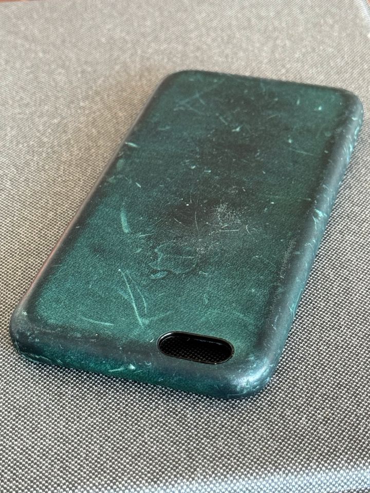 Original Apple Leather Case iPhone 6s Marine Blue petrol türkis in Leipzig
