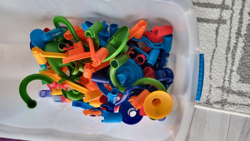 Kugelbahn groß, Kinder Spielzeug mehrfarbig in Pössneck
