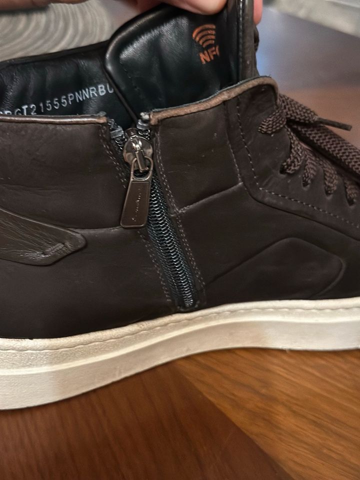 Santoni High Top Sneaker Herren braun Gr. 45 in München