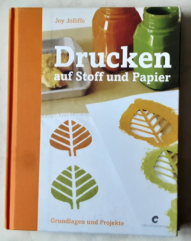 Drucken auf Stoff und Papier  --  von Joy Jolliffe in Wennigsen