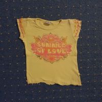 T-Shirt Top Oberteil Summer of Love Herz Glitzer Rüschen Bremen - Vegesack Vorschau