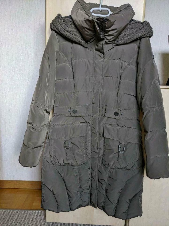 Mexx Wintermantel Kapuze /Daunen / Neu mit Etikett / taupe /Gr.36 in Werl