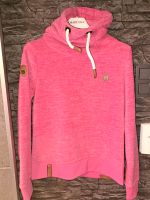 Naketano Flecce Hoodie Fleecepullover Größe L pink meliert Hessen - Hünfeld Vorschau