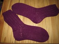 ⭐Handgestrickt⭐warme Strick Schurwoll Socken Gr.36/37~Neu Niedersachsen - Hatten Vorschau