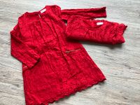 Setpreis Zwillinge Kleid festlich rot spitze 110/116 Thüringen - Kindelbrück Vorschau