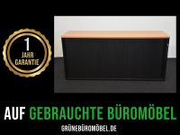 Büromöbel Sideboard 2OH, schwarz mit Rolltür, Art.Nr. N119 Nordrhein-Westfalen - Zülpich Vorschau