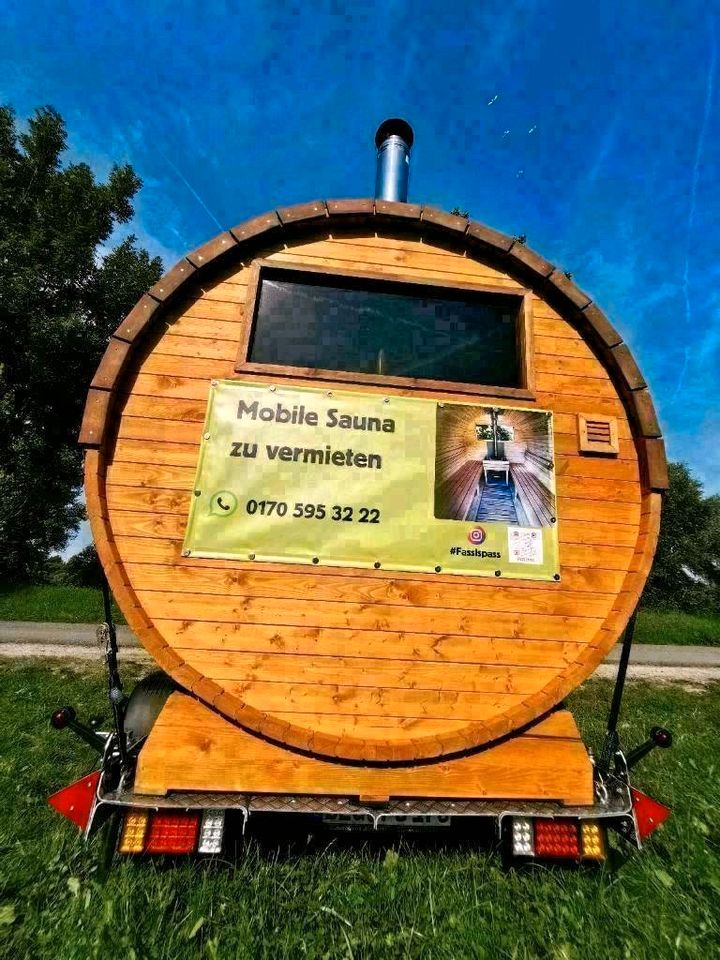 Mobile Sauna mieten, Whirlpool, Fasssauna zu vermieten, Wellness in Osterhofen