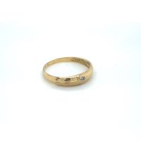 Goldring 18karat 750er Gold Ring mit Brillant RG 62 Gelbgold Niedersachsen - Thedinghausen Vorschau