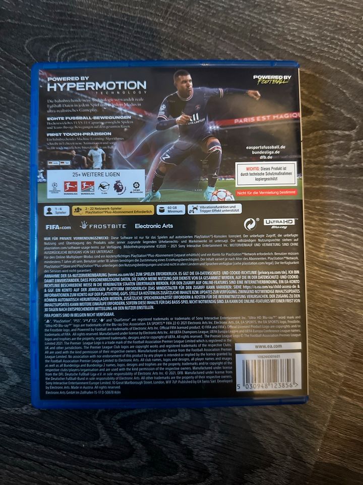 Fifa 22 Für die Plyastation 5 in Nebra (Unstrut)