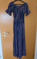 Off Shoulder Jumpsuit blau rot Größe XS 34 h&m Bayern - Baiersdorf Vorschau