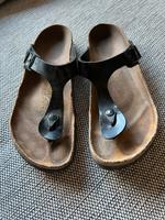 Birkenstock Gizeh Sandalen Zehenschuhe schwarz Lack Gr.38 Rheinland-Pfalz - Contwig Vorschau