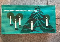 Vintage Weihnachtsbeleuchtung / Lichterkette mit 16 Kerzen Düsseldorf - Gerresheim Vorschau