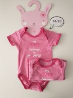 ★ ZWILLINGE 74 80 86 Body x2 Muttertag pink heart mommy Mom Mama München - Au-Haidhausen Vorschau