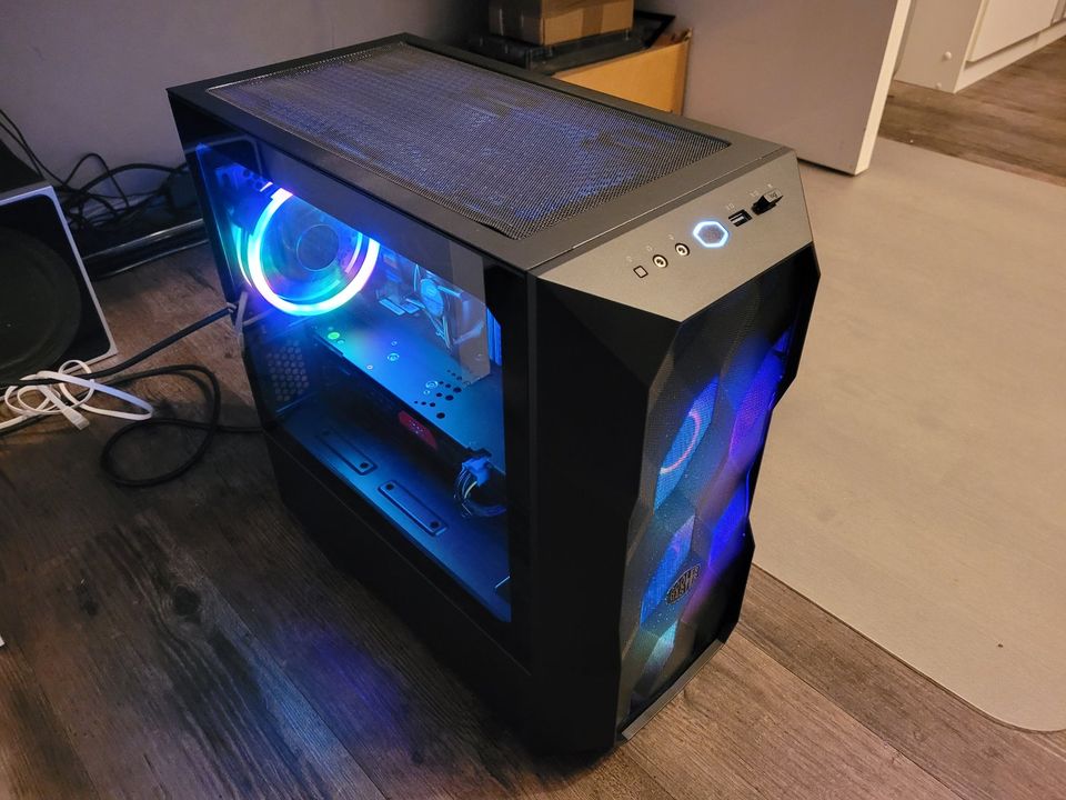 RGB Gaming PC Computer, Intel i7, AMD RX480 8GB, 16GB RAM, SSD in Zehna