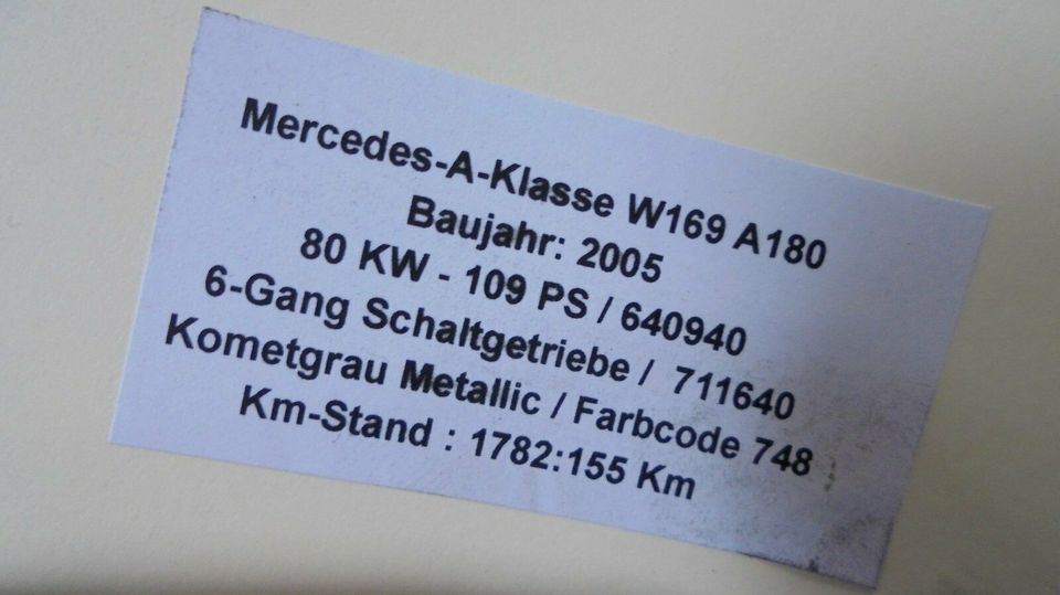 Mercedes A-Klasse W169 Radio CD Autoradio Model A1698700289 in Gelsenkirchen