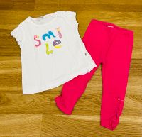 2-tlg. Mädchen Baby-Set Kanz Shirt & Leggings „Smile“ München - Bogenhausen Vorschau