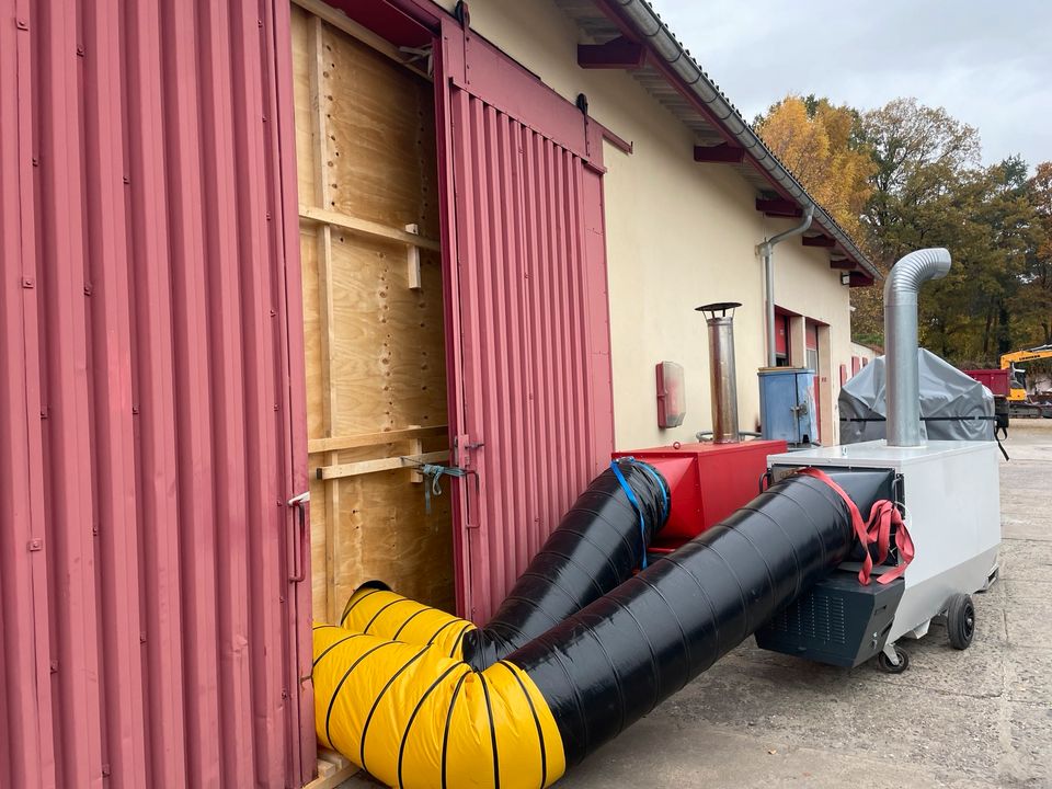 Hallenheizung Zeltheizung Bauheizung Heizgebläse 10-150KW MIETE in Laucha an der Unstrut