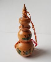 Schöne chinesische Kalebasse bzw. Flaschenkürbis (Holz) Deko Vahr - Neue Vahr Nord Vorschau