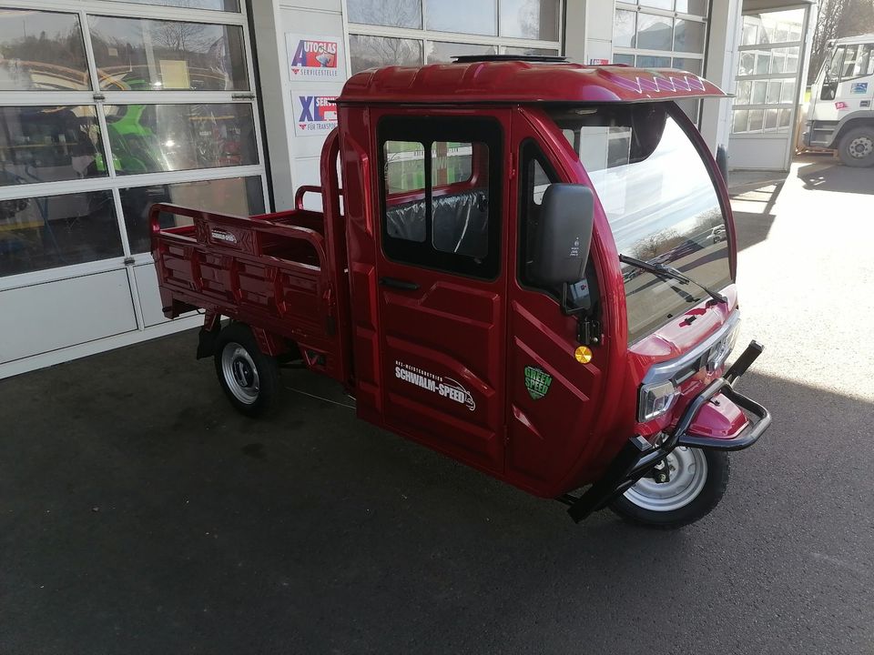 3-Rad Elektro Pritsche Cargo Premium Kipper Grand Extra Elektrofrosch Lastendreirad VOLTA RUNNER Mega Cabin Lastenrad Pedelec Transporter Ape Porter Piaggio Aixam PRO TUKTUK TUK TUK TUCK TUCK Benziner in Neukirchen