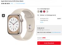Apple Watch Series 8 45mm Aluminiumgehäuse Polarstern - Berlin - Mitte Vorschau