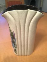 Ausgefallene Keramik Porzellan Vase, oval, beige mit Blumen Dekor Nordrhein-Westfalen - Ostbevern Vorschau