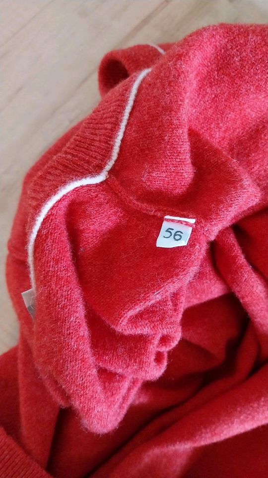 van Laack Pullover Gr. 56  - rot - extrafeine Merino Wolle in München