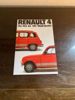 Alter Hochglanz Prospekt Renault 4 Oldtimer 70 er Jahre Bayern - Augsburg Vorschau